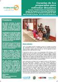 Escuelas de Ica preparadas para enfrentar desastres (Boletín Informativo de Proyecto)